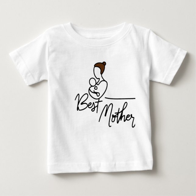Beste Mutter Baby T-shirt (Vorderseite)