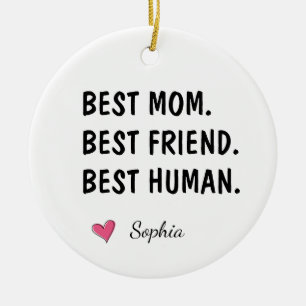 Beste Mutter Beste Freundin Bester Mensch Personal Keramik Ornament