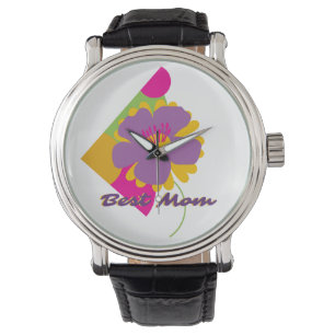 Beste Mutter Buntes Trenddesign Armbanduhr