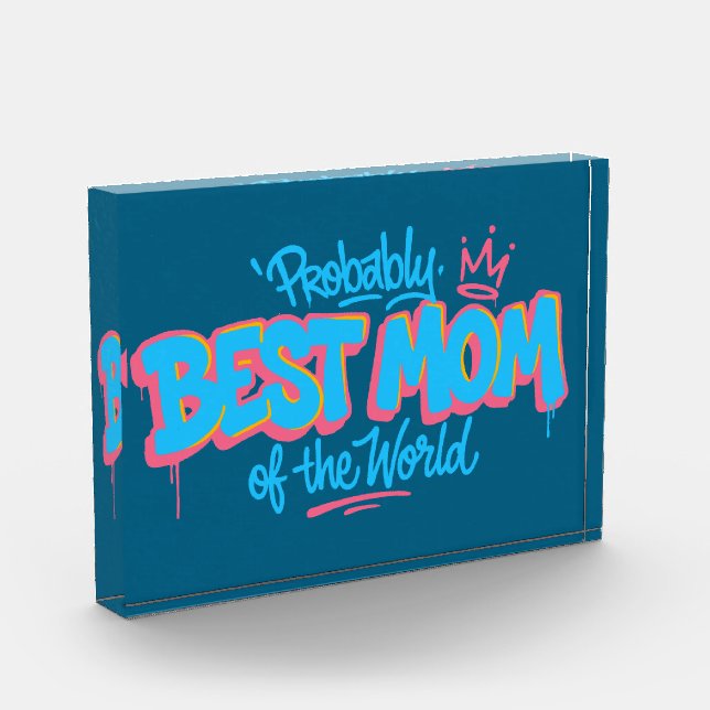 Beste Mutter der Welt Fotoblock (Links)