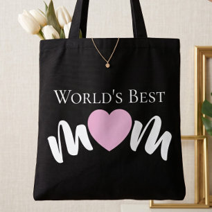 Beste Mutter der Welt Herz Schrift Custom Cute Tasche