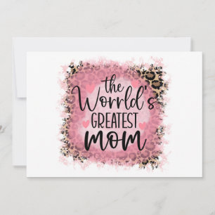 Beste Mutter der Welt Karte