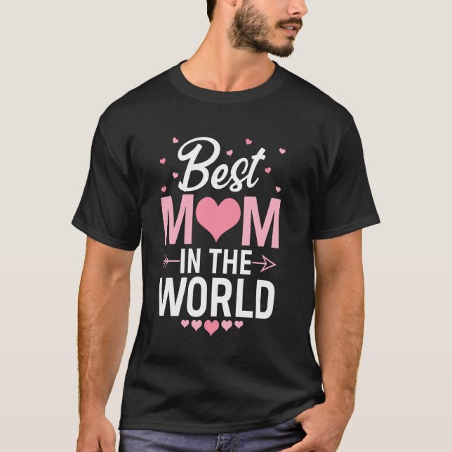 Beste Mutter der Welt Lustige Mutter Mama Mutterta T-Shirt (Vorderseite)