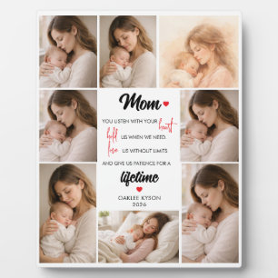 Beste Mutter der Welt Personalisiertes Foto Fotoplatte