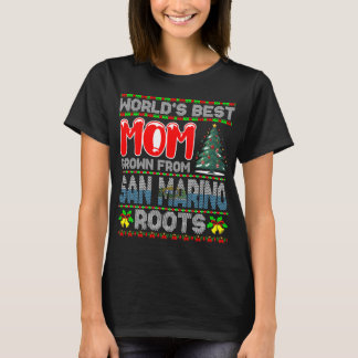 Beste Mutter der Welt San Marino Weihnachtsgeschen T-Shirt