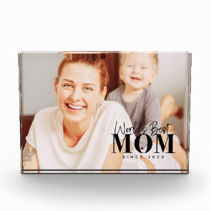 Beste Mutter der Welt seit 20XX Modern Fotoblock