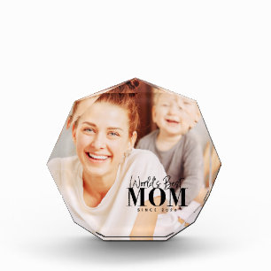 Beste Mutter der Welt seit 20XX Modern Fotoblock