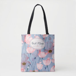 Beste Mutter – Elegantes florales Wasserfarben-Des Tasche