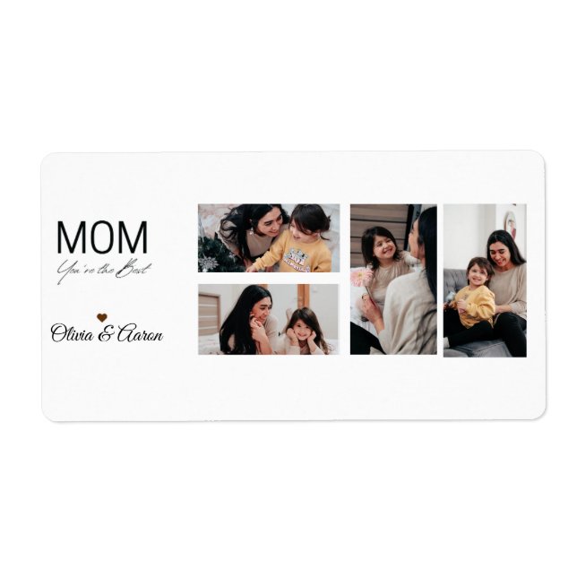 Beste-Mutter-Foto-Collage-Tasse (Vorne)