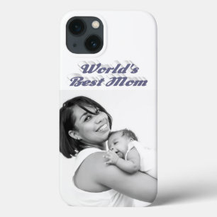 Beste-Mutter-Foto grauer Text Case-Mate iPhone Hülle