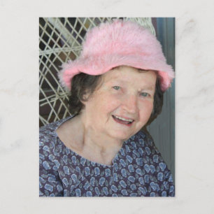 Beste Mutter-Foto-Karte mit Gedicht auf der Rückse Postkarte