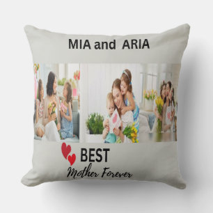 Beste Mutter für immer Personalisierte Fotomateria Kissen