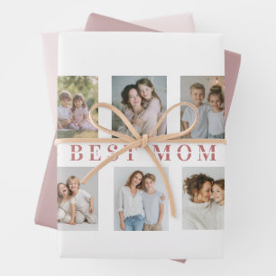 Beste-Mutter-Geschenkpapier Benutzerdefinierte F Geschenkpapier Set