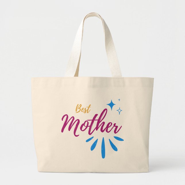 Beste Mutter Große Tote Tasche (Vorne)