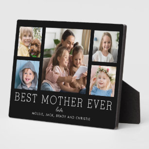 Beste Mutter je 5-Foto Collage Kinder kundenspezif Fotoplatte