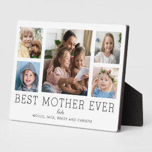 Beste Mutter je 5-Foto Collage Kinder kundenspezif Fotoplatte