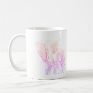 Beste Mutter je bezaubernde Elefantenskizze Kaffeetasse