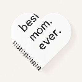 Beste Mutter. je dunkel. Notizbuch