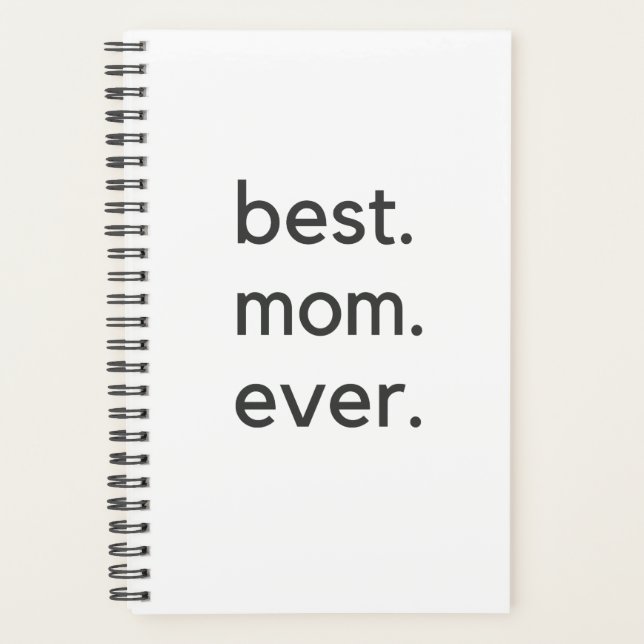 Beste Mutter. je dunkel. Planer (Vorderseite)