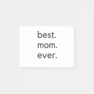 Beste Mutter. je dunkel. Post-it Klebezettel
