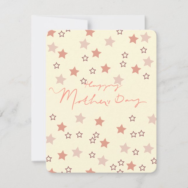 Beste Mutter je Feiertagskarte (Vorderseite)