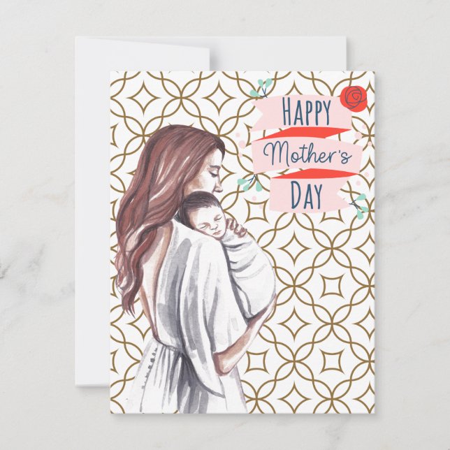 Beste Mutter je Feiertagskarte (Vorderseite)