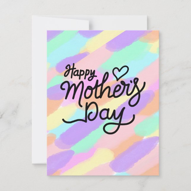 Beste Mutter je Feiertagskarte (Vorderseite)