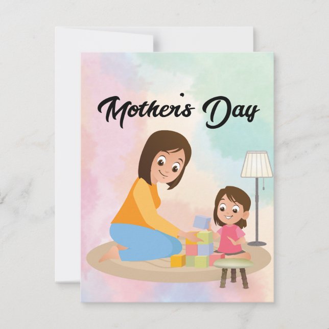 Beste Mutter je Feiertagskarte (Vorderseite)