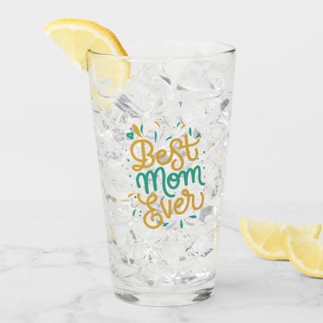 beste Mutter je Glas (Vorderseite Ice)