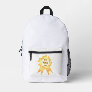 Beste Mutter je Golden Sieger Band Bedruckter Rucksack
