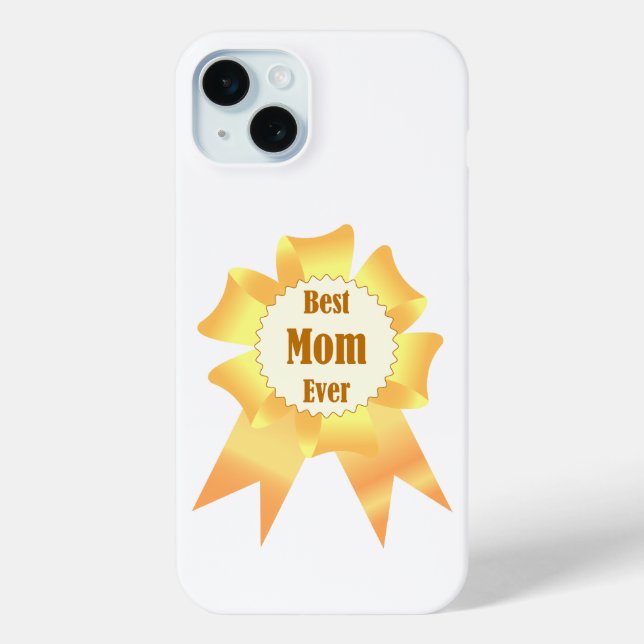 Beste Mutter je Golden Sieger Band Case-Mate iPhone Hülle (Rückseite)