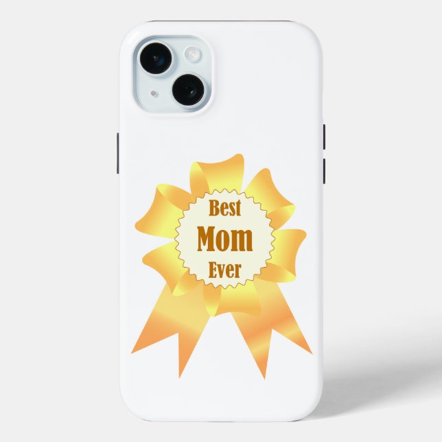 Beste Mutter je Golden Sieger Band Case-Mate iPhone Hülle (Rückseite)