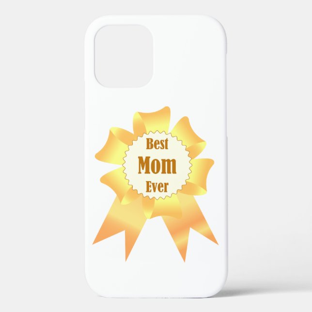 Beste Mutter je Golden Sieger Band Case-Mate iPhone Hülle (Rückseite)