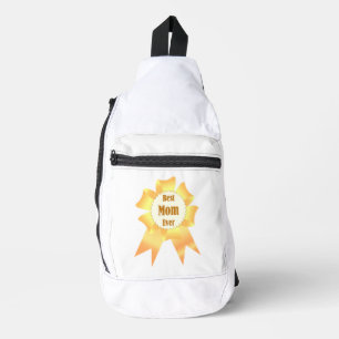 Beste Mutter je Golden Sieger Band Crossbody Bag