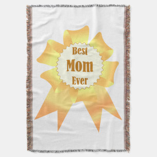 Beste Mutter je Golden Sieger Band Decke