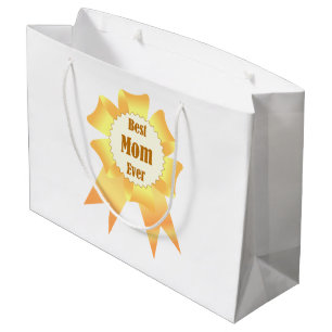 Beste Mutter je Golden Sieger Band Große Geschenktüte
