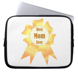 Beste Mutter je Golden Sieger Band Laptopschutzhülle