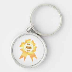 Beste Mutter je Golden Sieger Band Schlüsselanhänger