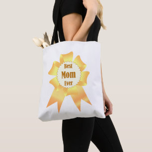 Beste Mutter je Golden Sieger Band Tasche