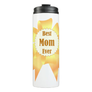 Beste Mutter je Golden Sieger Band Thermosbecher