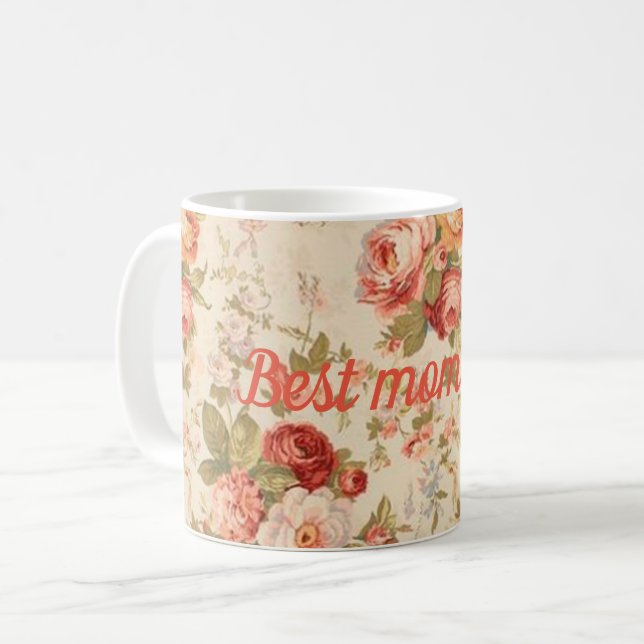 Beste Mutter je Kaffeetasse (Vorderseite Links)