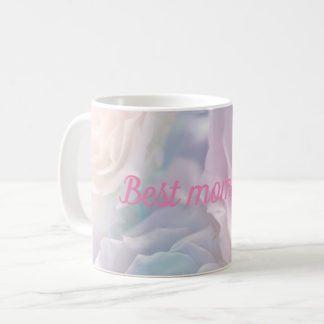 Beste Mutter je Kaffeetasse (Vorderseite Links)