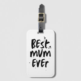 Beste Mutter je Moderne, einfache Muttertag Gepäckanhänger