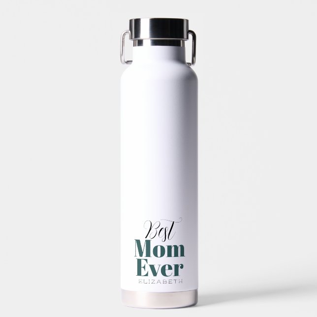 Beste Mutter je nach Kundenwunsch eine Wasserflasc Trinkflasche (Vorne)