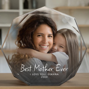 Beste Mutter je Niedlich Moderne Personalisiert Fotoblock