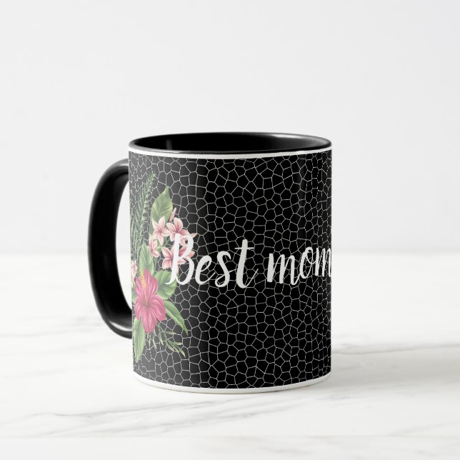 Beste Mutter je Tasse (Vorderseite Links)