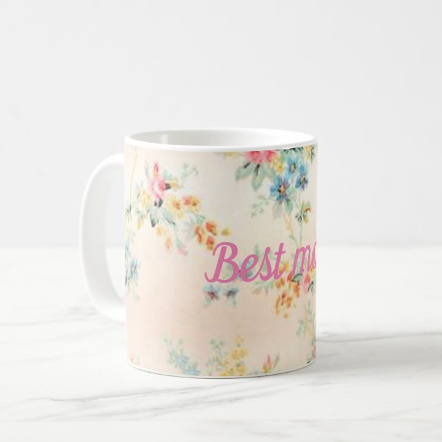 Beste Mutter Kaffeetasse (Vorderseite Links)