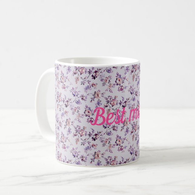 Beste Mutter Kaffeetasse (Vorderseite Links)
