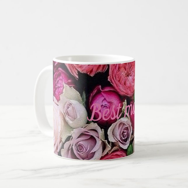 Beste Mutter Kaffeetasse (Vorderseite Links)