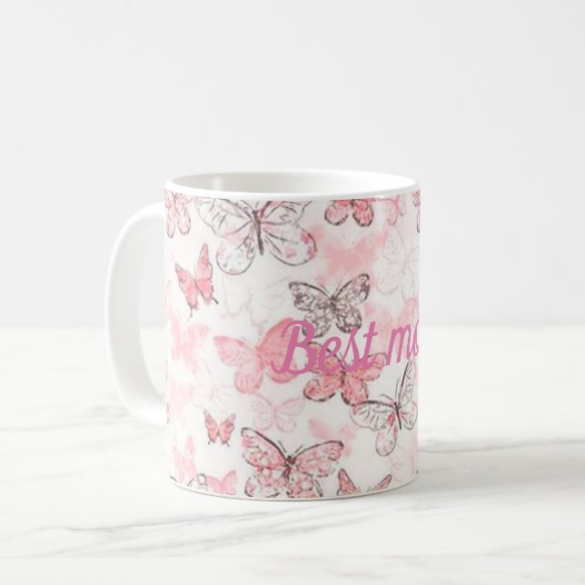 Beste Mutter Kaffeetasse (Vorderseite Links)